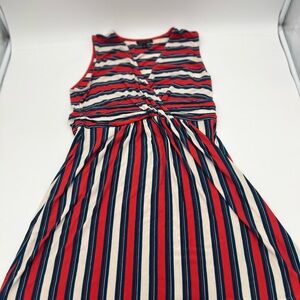 red white and blue maternity dress Solid and Stripes Maternity Maxi Dress Small main image 0